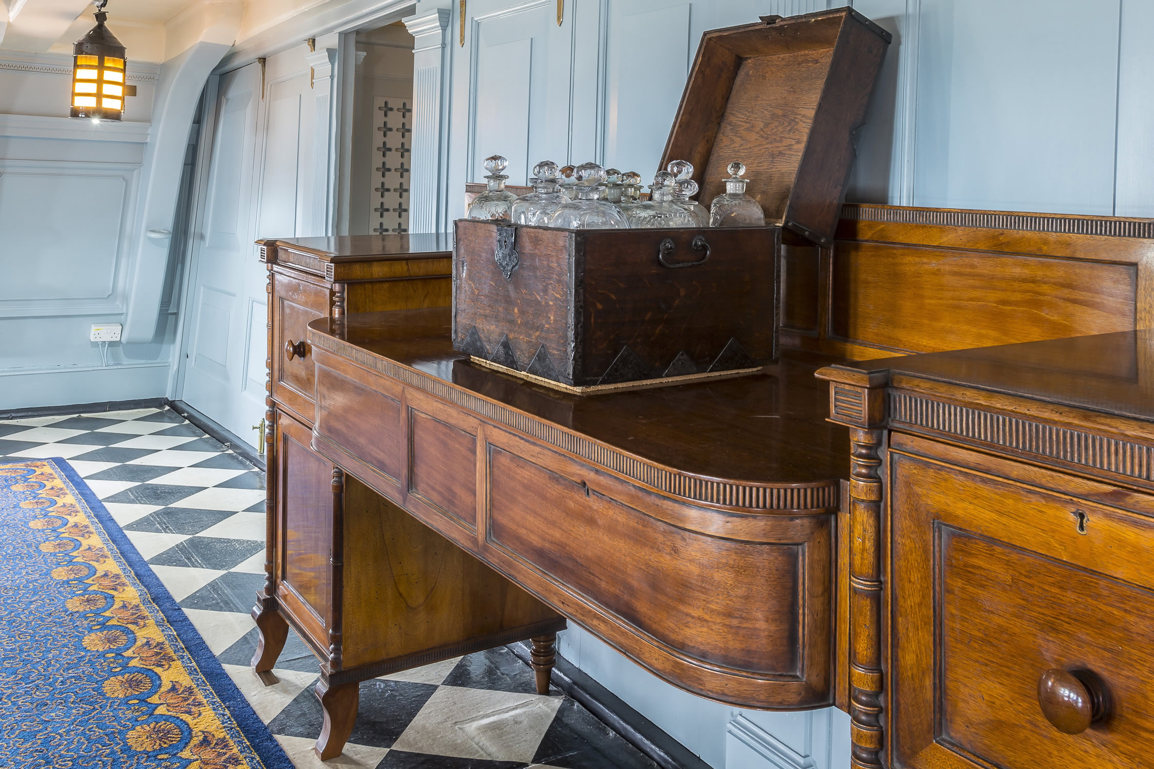 Nelson's Mahogany Sideboard, for HMS Victory