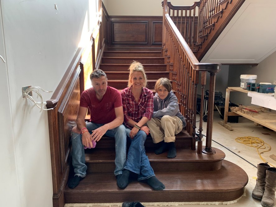 Sarah Beeny's Oak Staircase in Somerset
